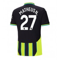 Camisa de time de futebol Manchester City Matheus Nunes #27 Replicas 2º Equipamento 2024-25 Manga Curta